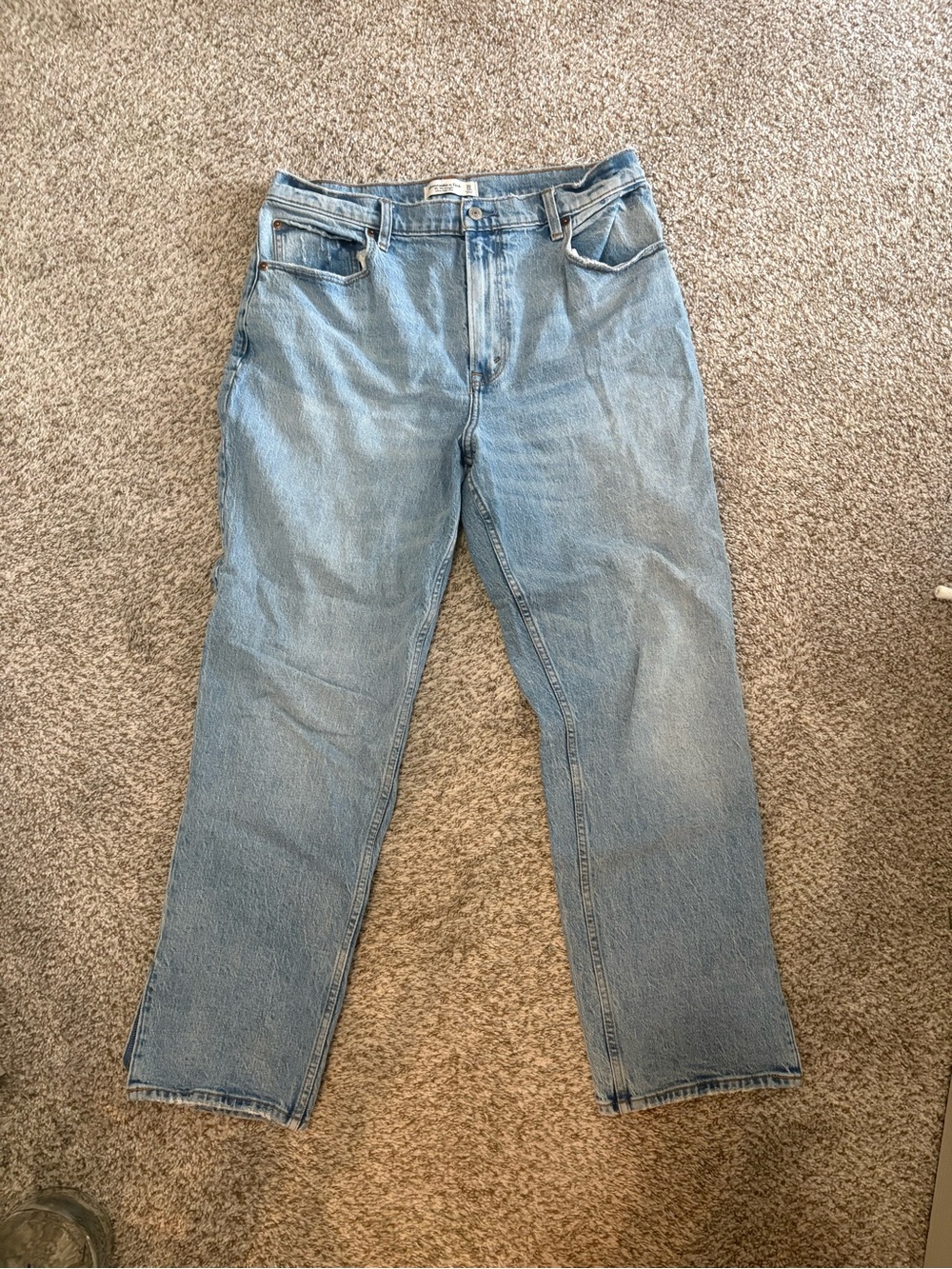 Abercrombie 90’s Straight Ultra High Rise Jeans Curve Love